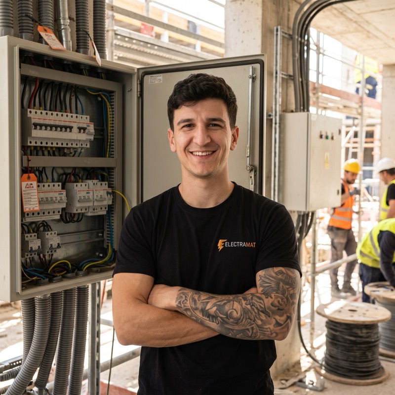 Ismael Amat Romero, electricista de Electramat